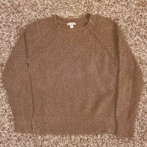 Brown Gap knit fall sweater